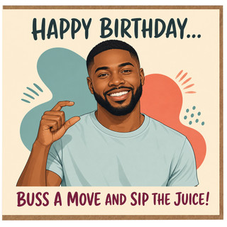 Birthday Card, Funny Men’s Birthday Card with Playful Message