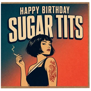 Birthday Card, Funny Birthday Card for Her