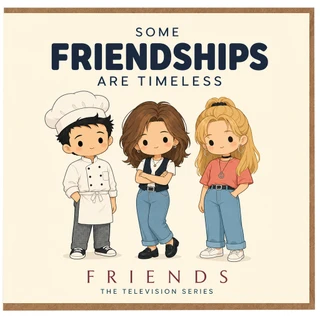 Birthday Card, Friends TV Series Friendship Card