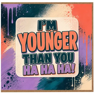 Birthday Card, Humorous Rivalry Greeting Card