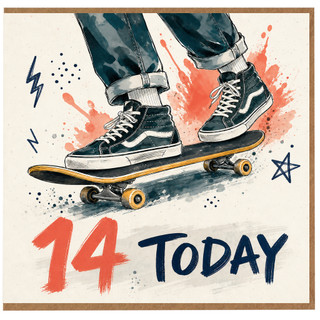 14th Birthday Card