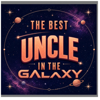 Uncle Card, The Best Uncle in the Galaxy Card