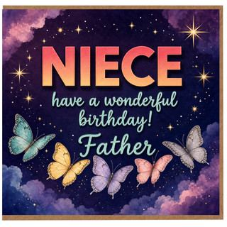 Father Birthday Card, Nice Have a Wonderful Birthday Card for Dad