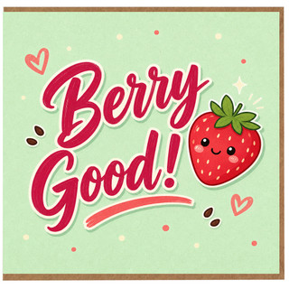 Birthday Card, Berry Good Encouragement Card