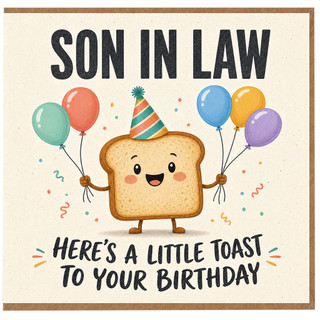 Birthday Card, Here’s a Little Toast to Your Birthday