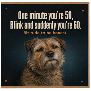 60th Birthday Card, Funny Card for Him or Her