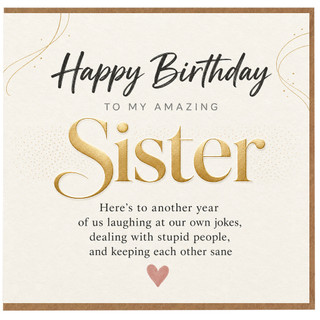 Birthday Card, Happy Birthday to My Amazing Card