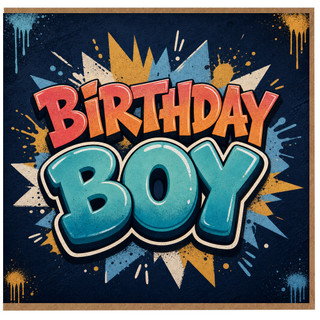 Birthday Card, Birthday Boy Card