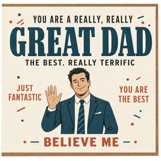 Birthday Card, Really Great Greeting Card, Funny Card