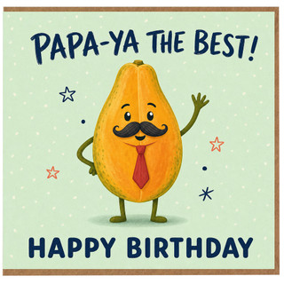 Birthday Card - Ya The Best Funny Happy Birthday Card