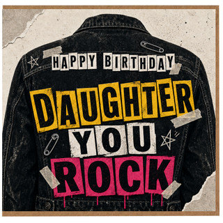 Birthday Card, Happy Birthday You Rock Card