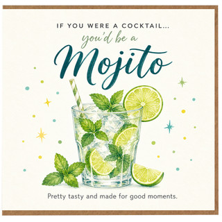 Birthday Card, If You Were a Cocktail Humour Greeting Card