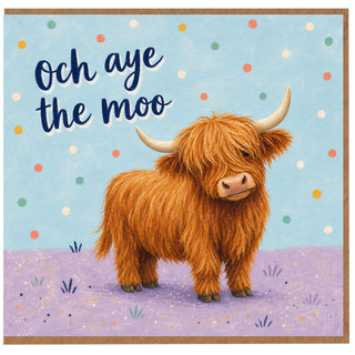 Birthday Card, Funny Scottish Greeting Card