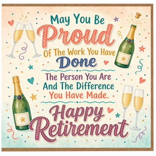 Birthday Card, Happy Retirement Card