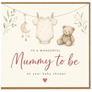 Birthday Card, Baby Shower Card