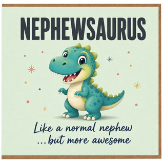 Birthday Card, Nepheaurus Funny Greeting Card