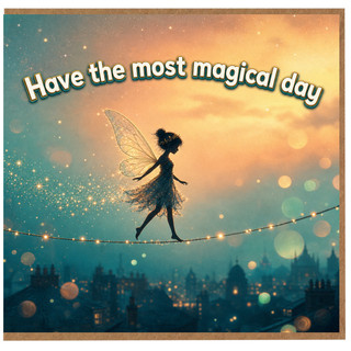 Birthday Card, Fairy Greeting Card