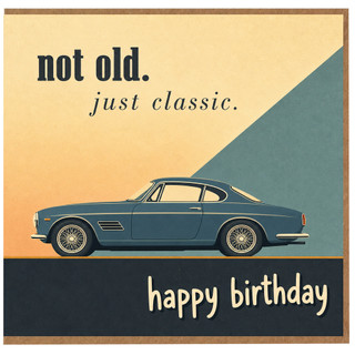 Birthday Card, Happy Birthday Classic Car Card