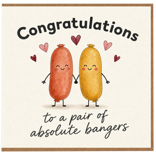 Birthday Card, To a Pair of Absolute Bangers