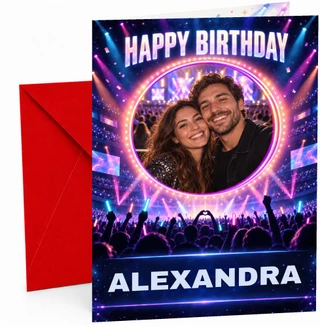 Completed card with Red envelope