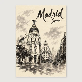 Complete unframed print; exact finished-paper ratio, digital studio view