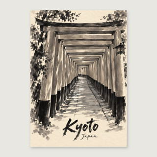 Complete unframed print; exact finished-paper ratio, digital studio view