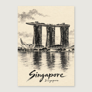 Complete unframed print; exact finished-paper ratio, digital studio view