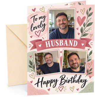 Completed card with Cream envelope