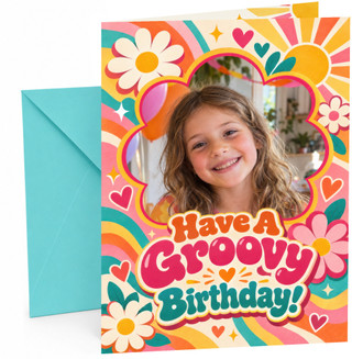Completed card with Turquoise envelope
