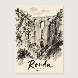 Complete unframed print; exact finished-paper ratio, digital studio view