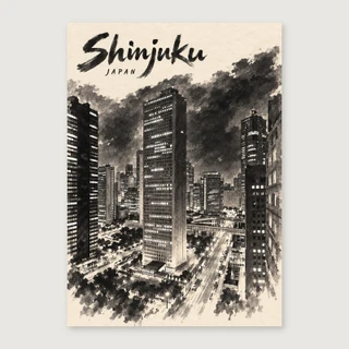 Complete unframed print; exact finished-paper ratio, digital studio view