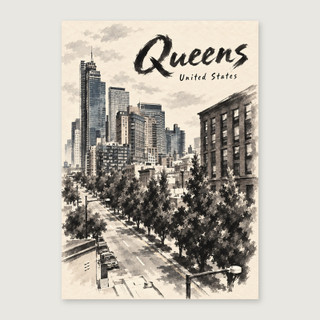 Complete unframed print; exact finished-paper ratio, digital studio view