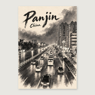 Complete unframed print; exact finished-paper ratio, digital studio view