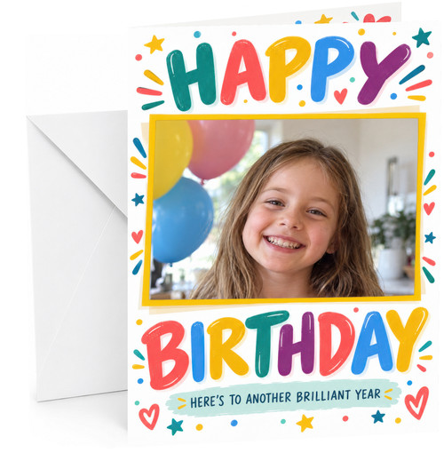 Completed card with White envelope