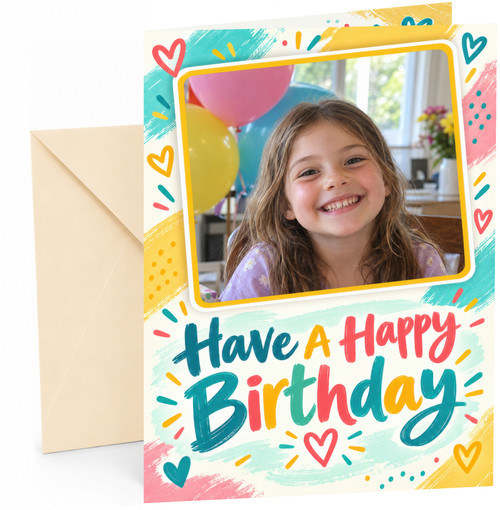 Completed card with Cream envelope
