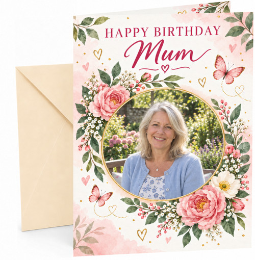 Completed card with Cream envelope