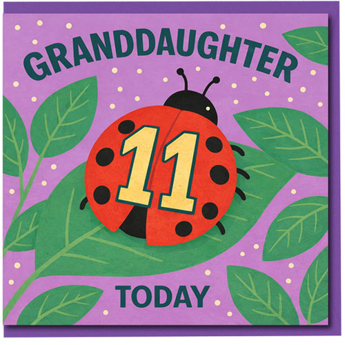 Granddaughter 11th Birthday Card