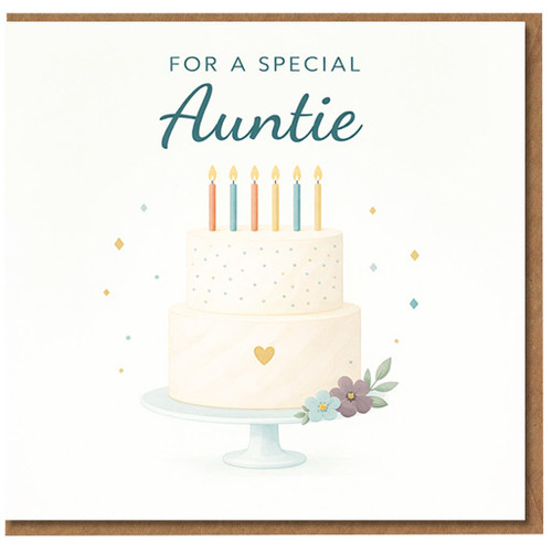 Auntie Birthday Card, For a Special Auntie Card