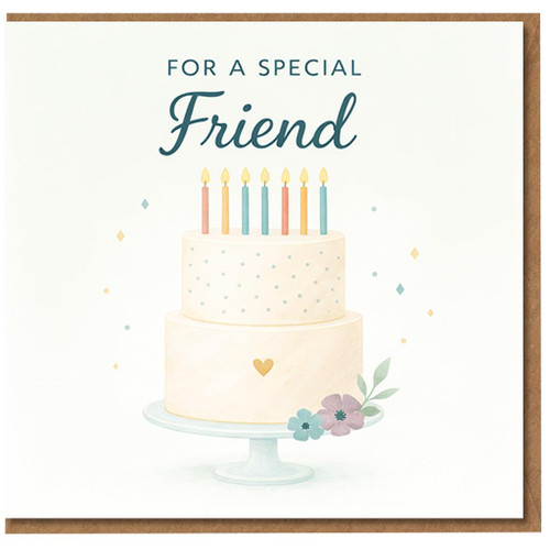 Special Friend Birthday Card