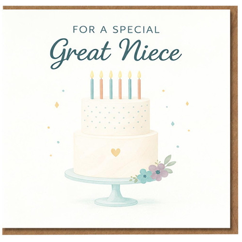 Great Niece Birthday Card