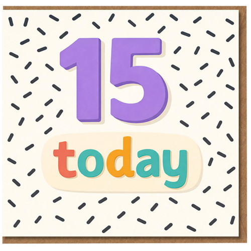 15th Birthday Card