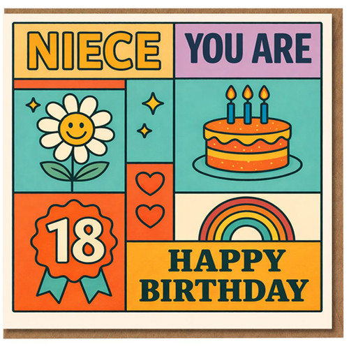 18th Birthday Card for Niece