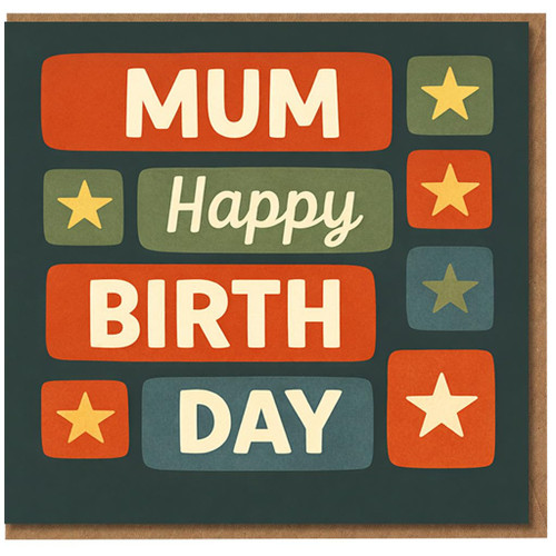 Mum Happy Birthday Card