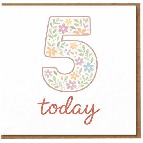 5th Birthday Card