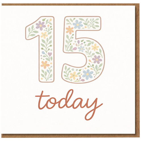 15th Birthday Card