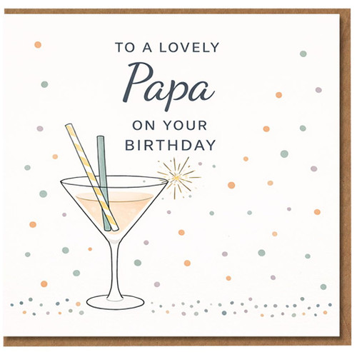 Papa Birthday Card, To a Lovely Papa on Your Birthday