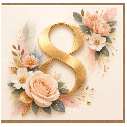 8th Birthday Card