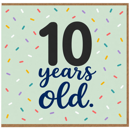10th Birthday Card