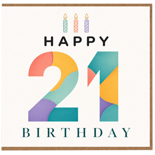 21st Birthday Card