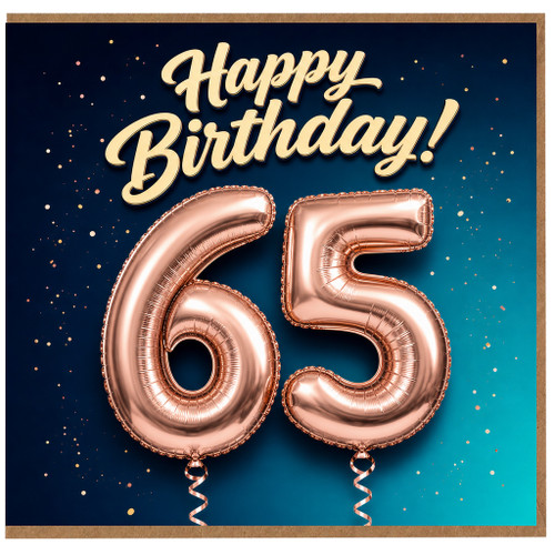 65th Birthday Card Happy Birthday